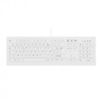 Contour Design Active Key Contour ClassicClean medicininė klaviatūra nuimamu dangteliu, pilno dydžio, laidinė, balta C8100