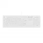 Contour Design Active Key Contour ClassicClean medicininė klaviatūra nuimamu dangteliu, pilno dydžio, laidinė, balta C8100