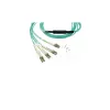 Šviesolaidinis kabelis BlueOptics CBL-MPO12-4LC-OM3-1M-BO MPO 4x LC/LC 1m
