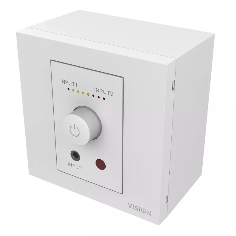 Garso stiprintuvas Vision TC3-AMP 2.0 kanalų Namams Balta