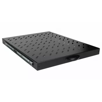 Equip slankioji lentyna 19 inch, 1U, 800MM, juoda