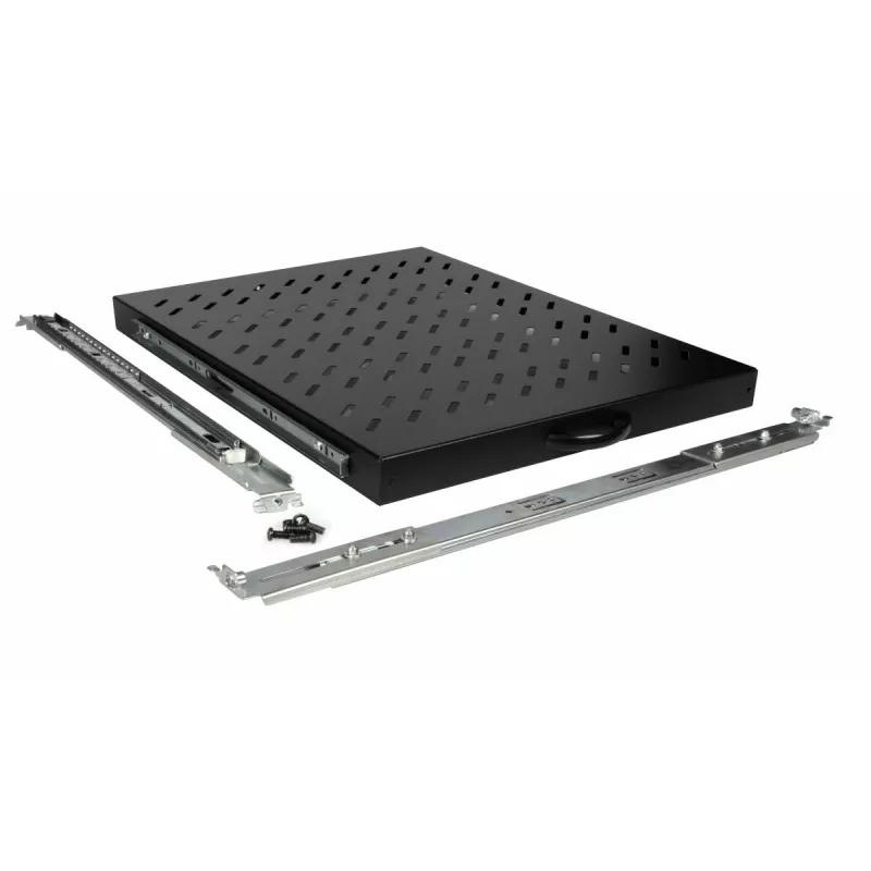 Equip slankioji lentyna 19 inch, 1U, 800MM, juoda