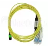 MPO-4xLC vienmodis komutacinis kabelis BlueOptics CBL-MPO12-4LC-SMF-2M 2m G.657.A1