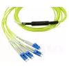 MPO-4xLC vienmodis komutacinis kabelis BlueOptics CBL-MPO12-4LC-SMF-2M 2m G.657.A1