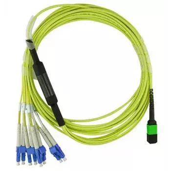 MPO-4xLC vienmodis komutacinis kabelis BlueOptics CBL-MPO12-4LC-SMF-2M 2m G.657.A1