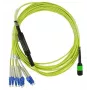 MPO-4xLC vienmodis komutacinis kabelis BlueOptics CBL-MPO12-4LC-SMF-2M 2m G.657.A1