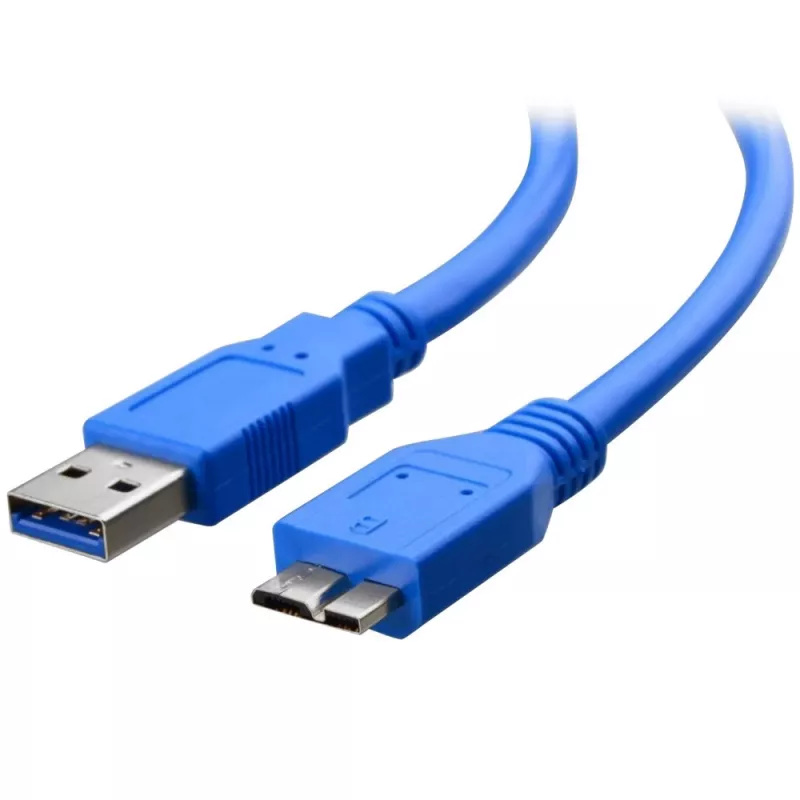 Techly USB 3.0 Superspeed laidas A / Micro B 2 m mėlynas ICOC MUSB3-A-020