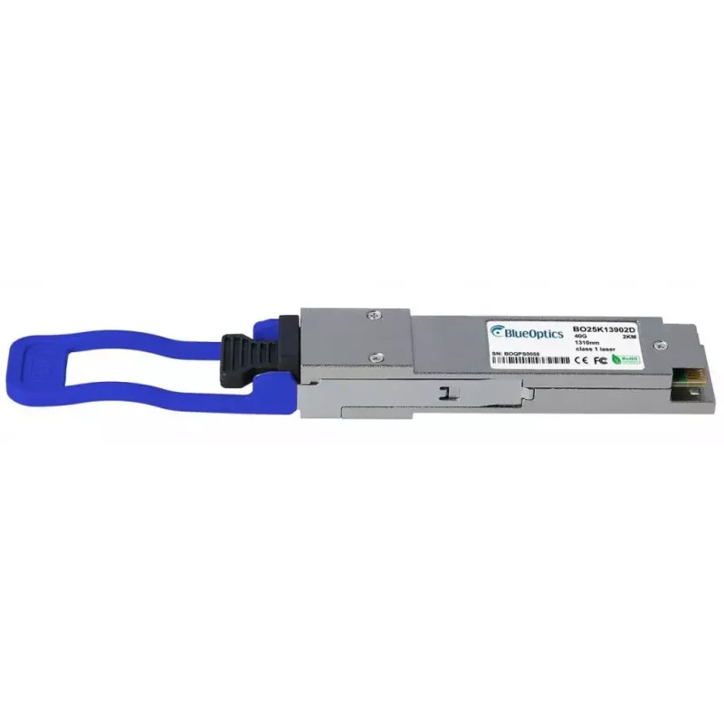 BlueOptics JNP-QSFP-4X10GE-IR-BO tinklo siųstuvo-imtuvo modulis Šviesolaidinis QSFP MTP/MPO Aliuminis 40g