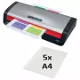 GBC 250 Office A4 Laminatorius, 24 cm, Karštasis laminatorius, 500 mm/min, 0,5 mm, A4, 100 µm