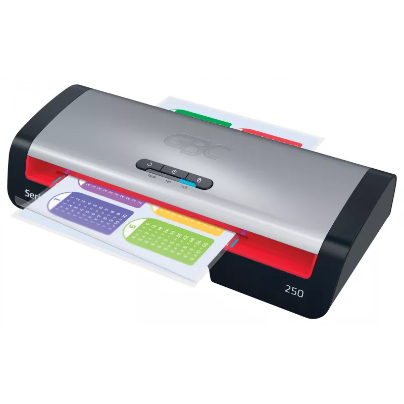 GBC 250 Office A4 Laminatorius, 24 cm, Karštasis laminatorius, 500 mm/min, 0,5 mm, A4, 100 µm