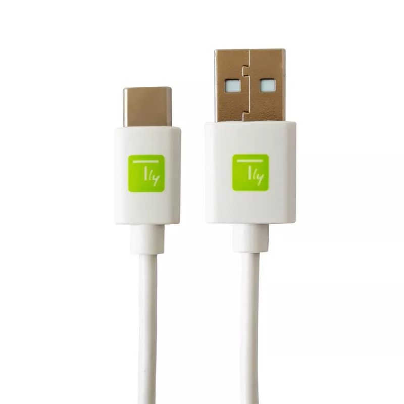 Techly ICOC MUSB20-CMAM10TW USB laidas USB 2.0 1 m USB A USB C Balta