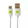Techly ICOC MUSB20-CMAM10TW USB laidas USB 2.0 1 m USB A USB C Balta
