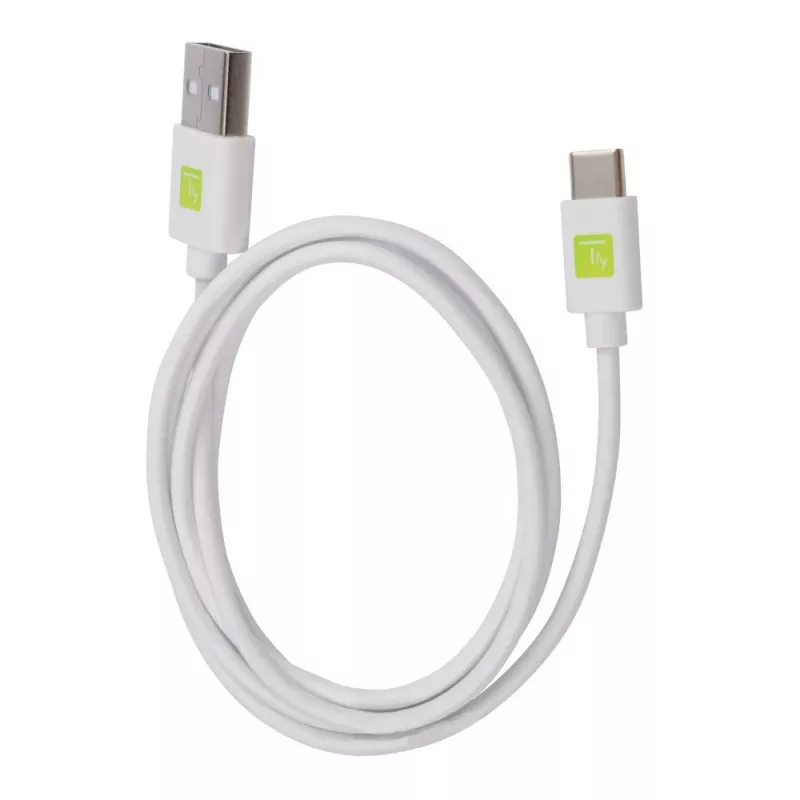 Techly ICOC MUSB20-CMAM10TW USB laidas USB 2.0 1 m USB A USB C Balta