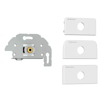 3,5 mm kištukinis lizdas Kindermann 7456 000 511 Baltas
