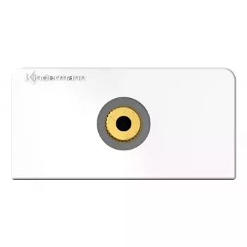 3,5 mm kištukinis lizdas Kindermann 7456 000 511 Baltas