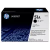 HP 51A juoda Originali LaserJet dažų kasetė, 6500 puslapių, juoda, 1 vnt.