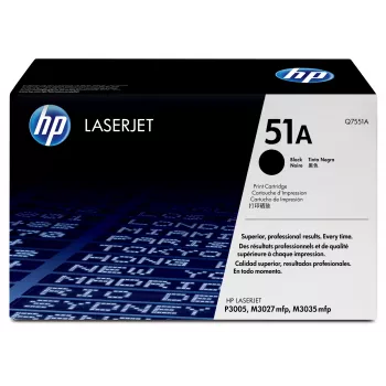 HP 51A juoda Originali LaserJet dažų kasetė, 6500 puslapių, juoda, 1 vnt.
