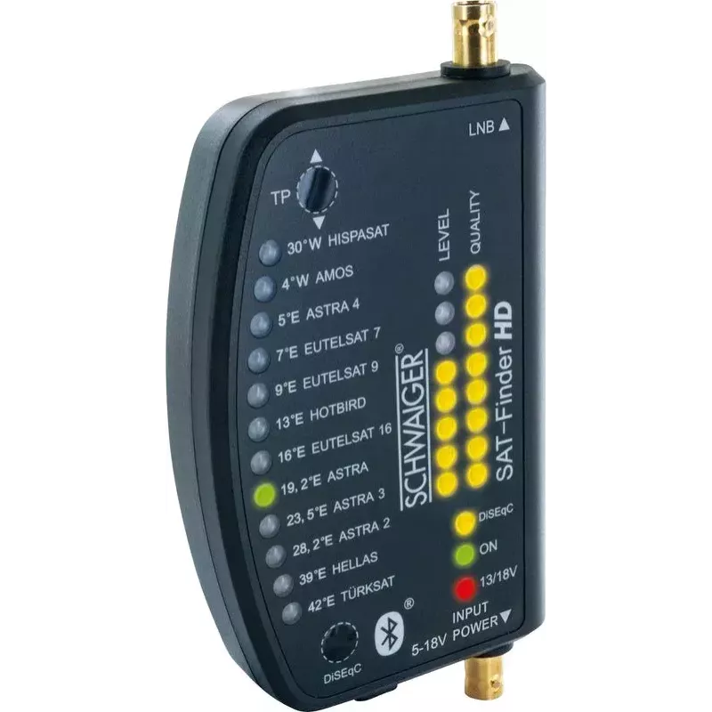 Palydovų ieškiklis Schwaiger SF9003BTAKKU 950-2150 MHz plastikinis