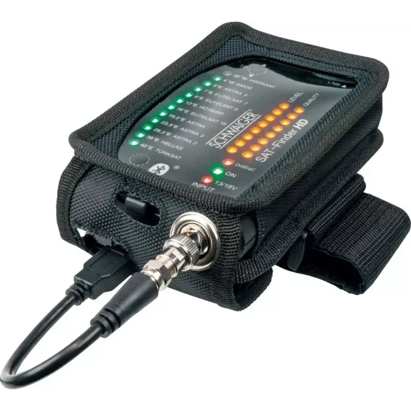 Palydovų ieškiklis Schwaiger SF9003BTAKKU 950-2150 MHz plastikinis