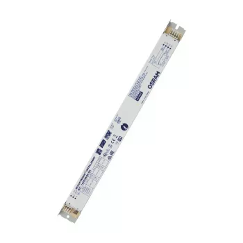 Balastas (elektroninis) Osram QTi 1X35/49/80 GII — eksploatavimo trukmė 100000 val., AC 198–264 V, 50/60 Hz, įėjimo srovė 53 A, 360×30×21 mm