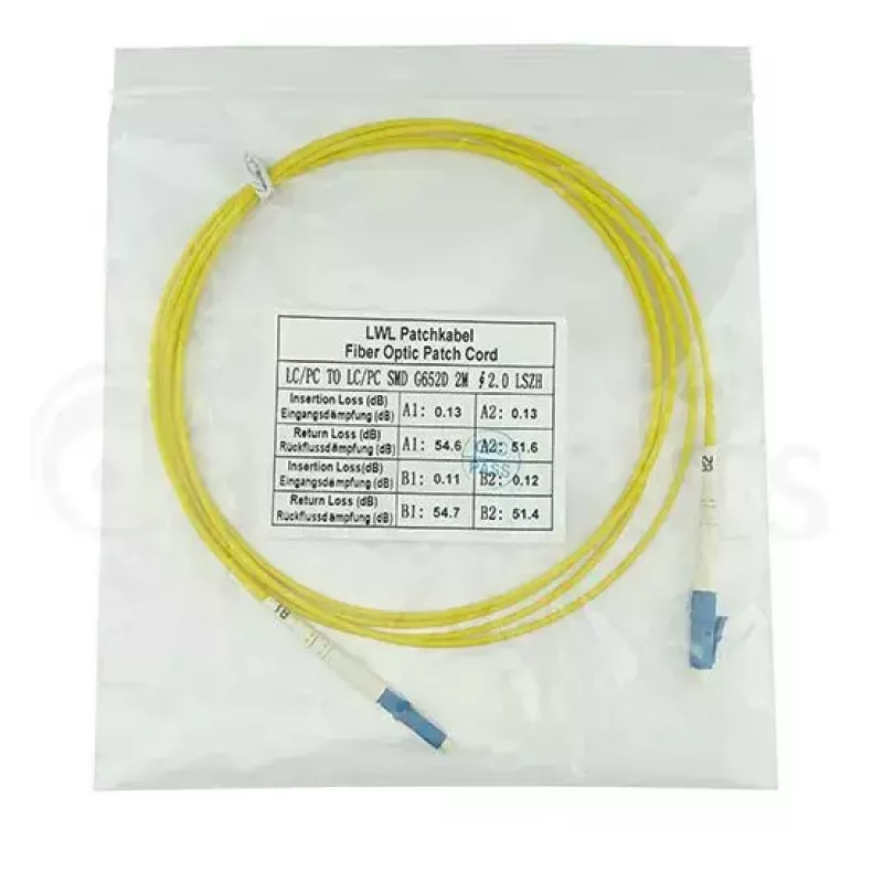 BlueOptics SFP2121BU3MK InfiniBand šviesolaidinis kabelis 3 m LC Geltonas