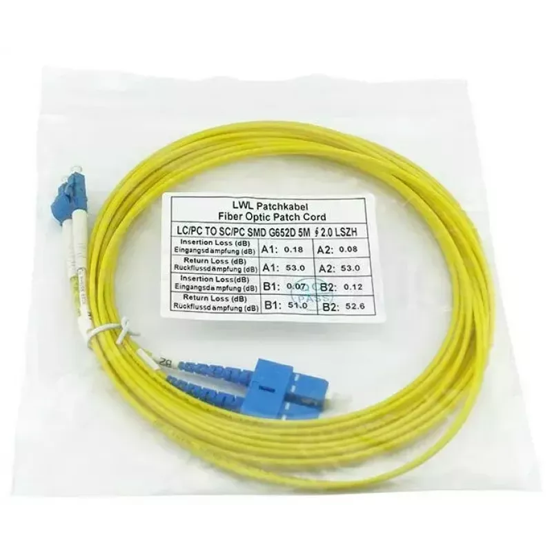 “InfiniBand”/šviesolaidinis kabelis BlueOptics 047202G512000007.5M 7,5 m 2x LC 2x SC LC/APC