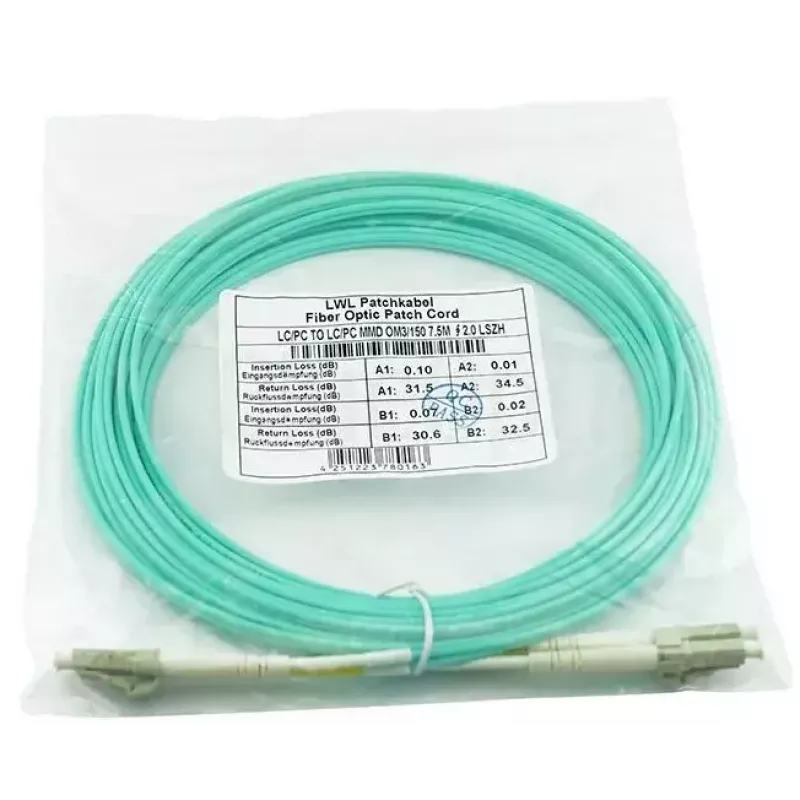 BlueOptics X66250-5-BO InfiniBand šviesolaidinis kabelis 5 m LC Aqua