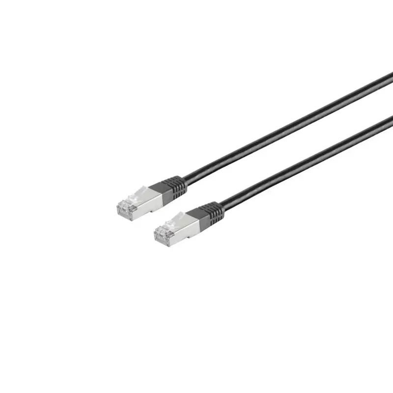 Tinklo kabelis S/CONN 75225-S 15m Cat5e SF/UTP RJ-45 Juodas