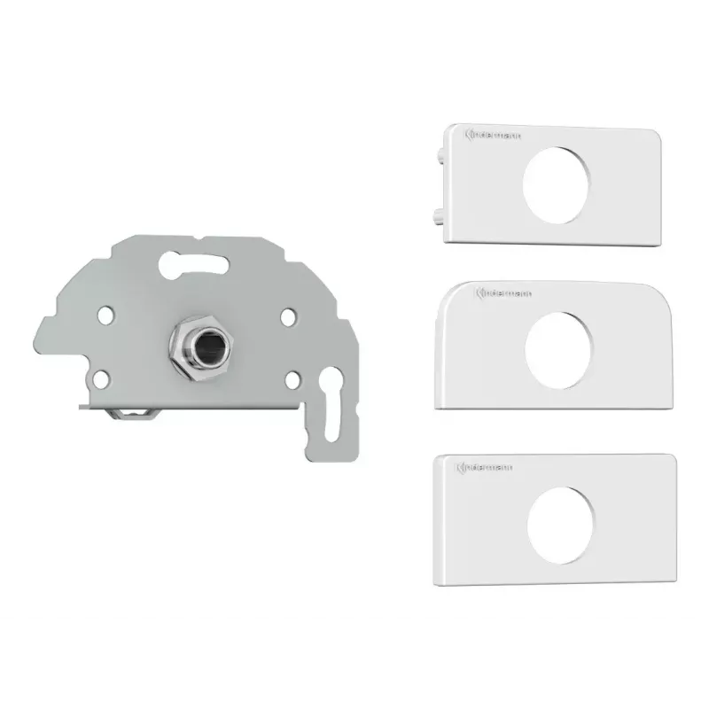 Kištukinis lizdas Kindermann 7456000417 6,35 mm pilkas baltas