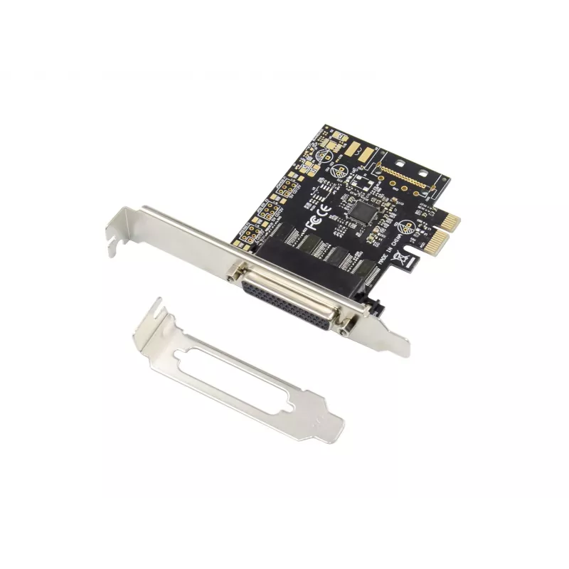 Konceptronic 4 prievadų DB9 RS232 nuoseklioji PCIe kortelė, PCIe, RS-232, PCIe 2.0, RS-232, juoda, Kinija