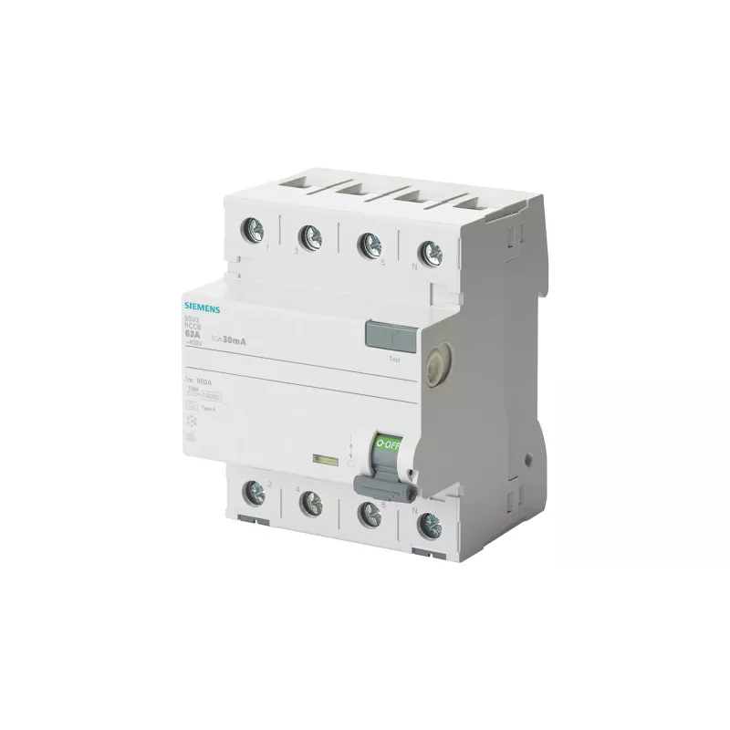 Siemens 5SV3344-6 grandinės pertraukiklis Liekamosios srovės įtaisas Tipas A 4