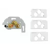 3 x RCA lizdas Kindermann 7456000530