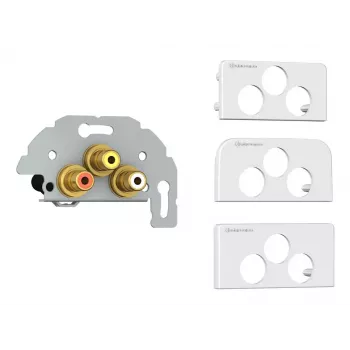 3 x RCA lizdas Kindermann 7456000530