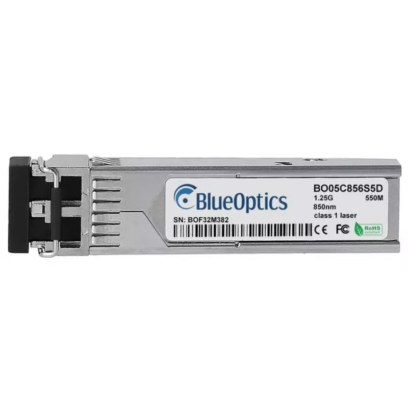 SFP siųstuvo-imtuvo modulis BlueOptics FOC-TRX-SFP-1G-SX-IT-BO 1310 nm LC sidabrinis