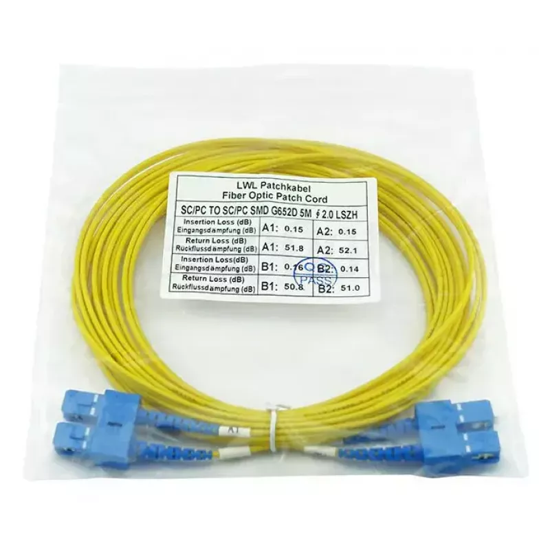 Šviesolaidinis kabelis BlueOptics CAB-SMF-SC-SC-3-BO 3 m G.657.A1 SC SC