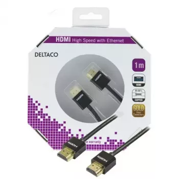 HDMI laidas Deltaco HDMI-1091 1m