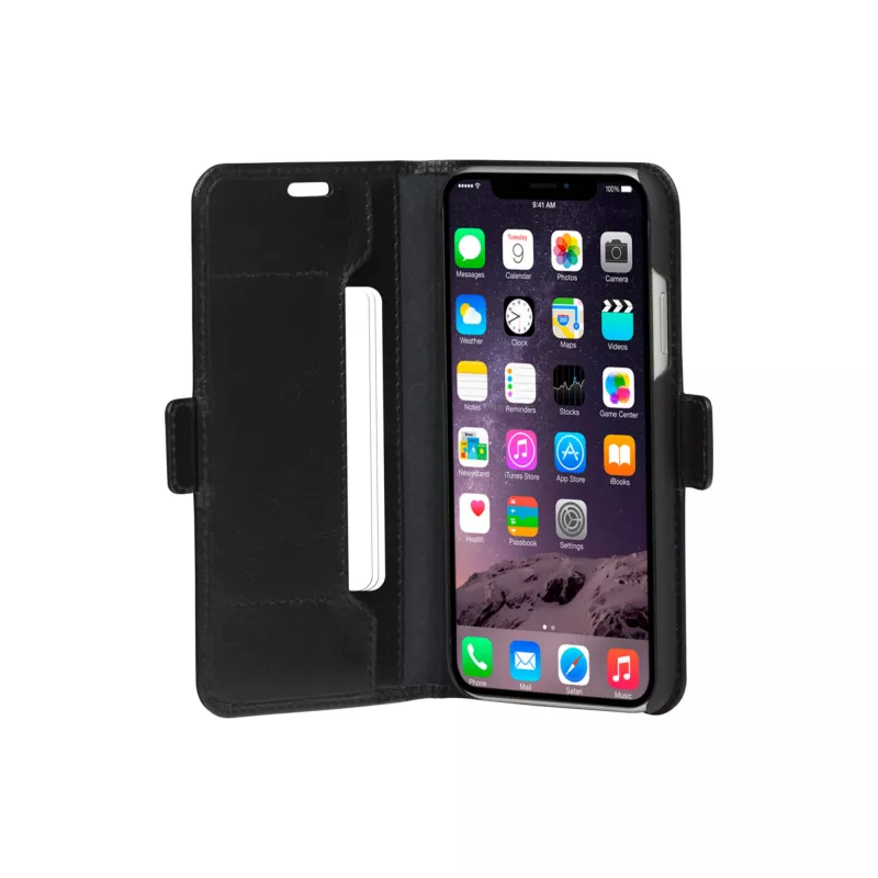 dbramante1928 Copenhagen plonas - iPhone 11/XR - juoda, Piniginės tipo dėklas, Apple, iPhone 11, 15,5 cm (6,1 colio), Juoda