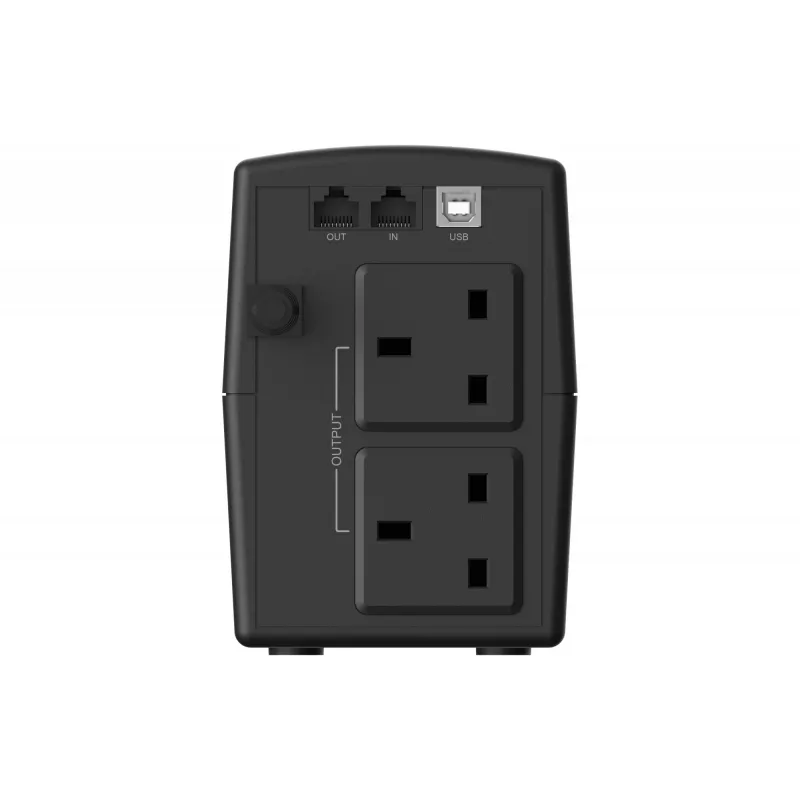 Conceptronic ZEUS02G 850VA 480W UPS, UK lizdai x 2, HID USB, RJ45 įvestis/išvestis, AVR