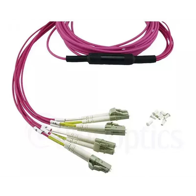 BlueOptics EMC CBL-MPO12-4LC-OM4-2M Šviesolaidinis kabelis MPO 4x LC 2m