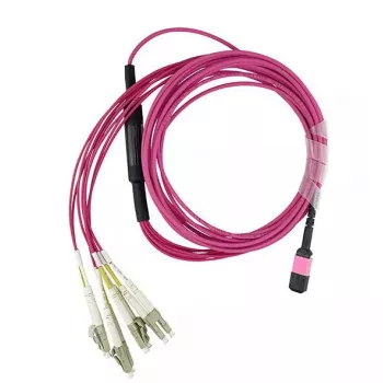 BlueOptics EMC CBL-MPO12-4LC-OM4-2M Šviesolaidinis kabelis MPO 4x LC 2m