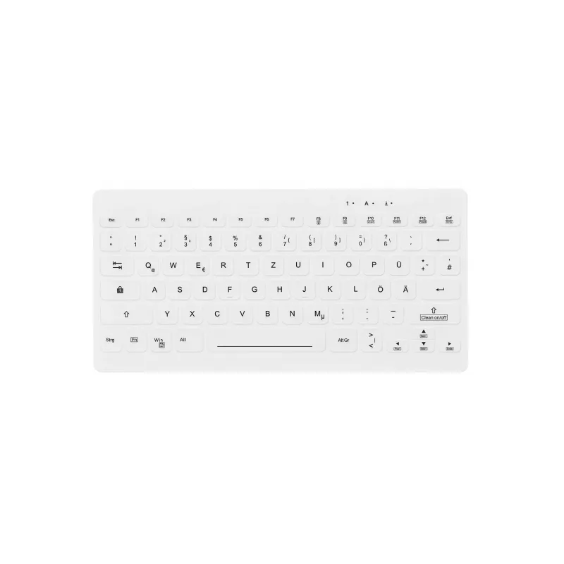 Contour Design Active Key Contour QuickClean medicininė klaviatūra IP65 mini belaidė balta DE C4112