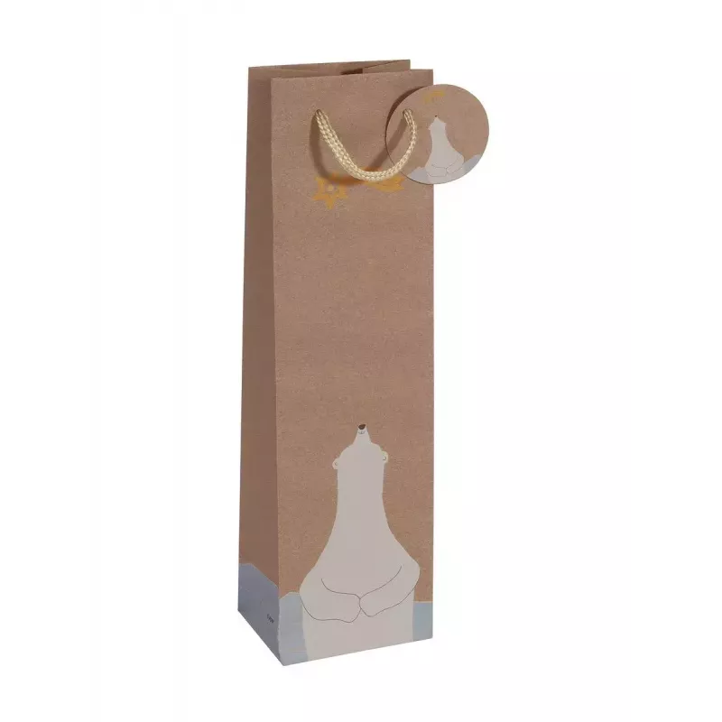 Dovanų maišelis Sigel GT051 Rudas 100x80x350 mm