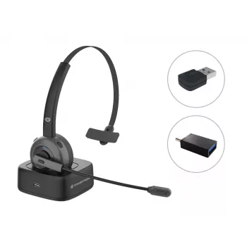 Conceptronic POLONA belaidės Bluetooth ausinės su įkrovimo stotele ir Bluetooth USB garso adapteriu