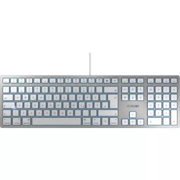 CHERRY KC 6000 plonas FOR MAC klaviatūra Office USB QWERTY US English sidabrinė