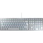 CHERRY KC 6000 plonas FOR MAC klaviatūra Office USB QWERTY US English sidabrinė