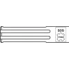 Bosch 2 608 690 004 SDS-max įžeminimo strypo įkalimo įrankis, 13 x 260 mm