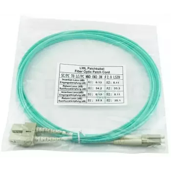 BlueOptics InfiniBand šviesolaidinis kabelis 5m 2x LC 2x SC LC/APC