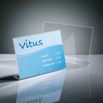 Informacinis stendas ženklų laikiklis A4 Sigel TA211