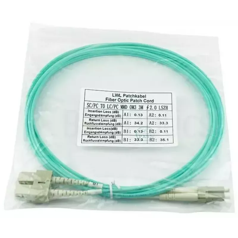 BlueOptics InfiniBand/šviesolaidinis kabelis 10 m 2x LC 2x SC LC/APC