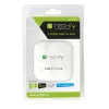 Techly USB 3.0 Super Speed Hub 4 prievadai, baltas, IUSB3-HUB4-WH, USB 3.2 Gen 1 (3.1 Gen 1) Type-A, 5000 Mbit/s, baltas, 0,8 m, CE, RoHS, USB 2.0 USB 1.1